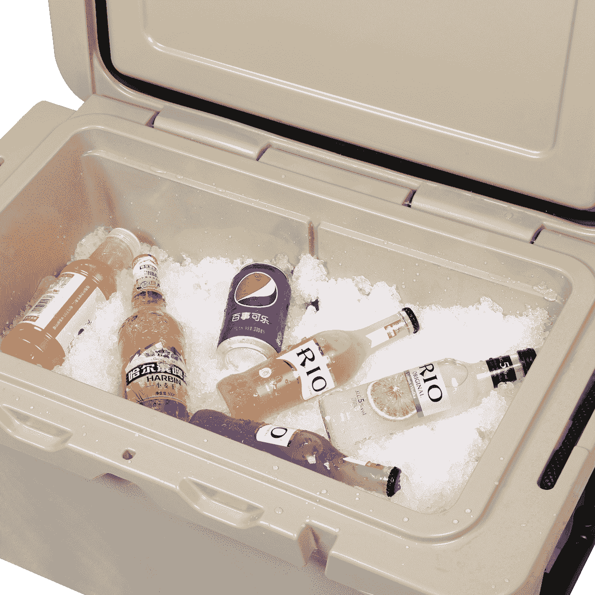 K-25L Portable Cooler Outdoor Leisure Gunakan kotak pendingin