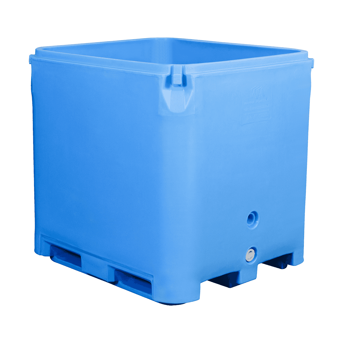 AF-1000L Solid Insulated Pallet Container Workshop dan Warehouse menggunakan wadah rantai dingin