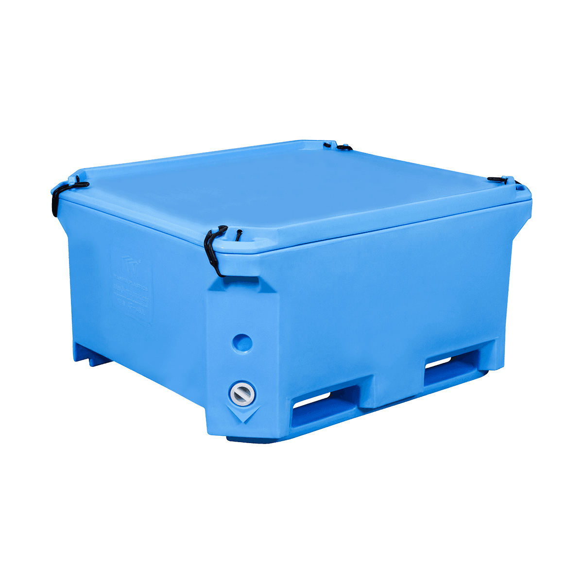 AF-460L Food Grade Fish Boxes Seafood Industri Penggunaan Wadah Plastik