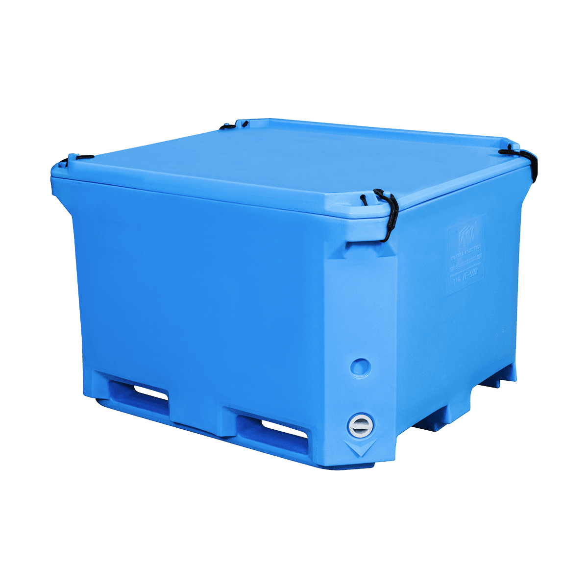 AF-660L Rotomolded Cooler Seafood Industrial menggunakan wadah plastik